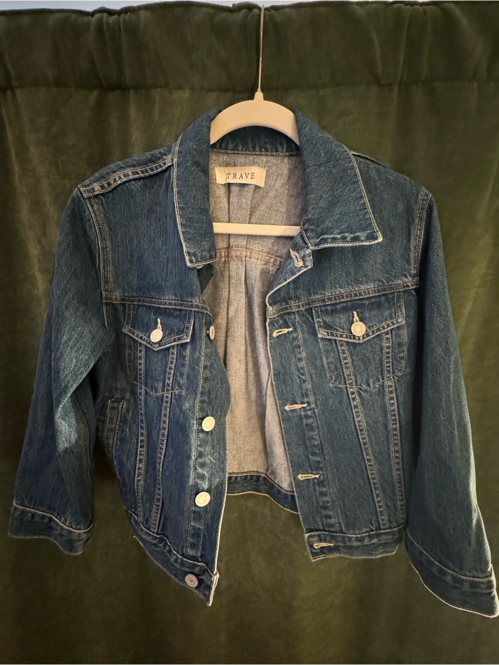 Trave (Los Angeles) Blue Denim Trucker Jacket